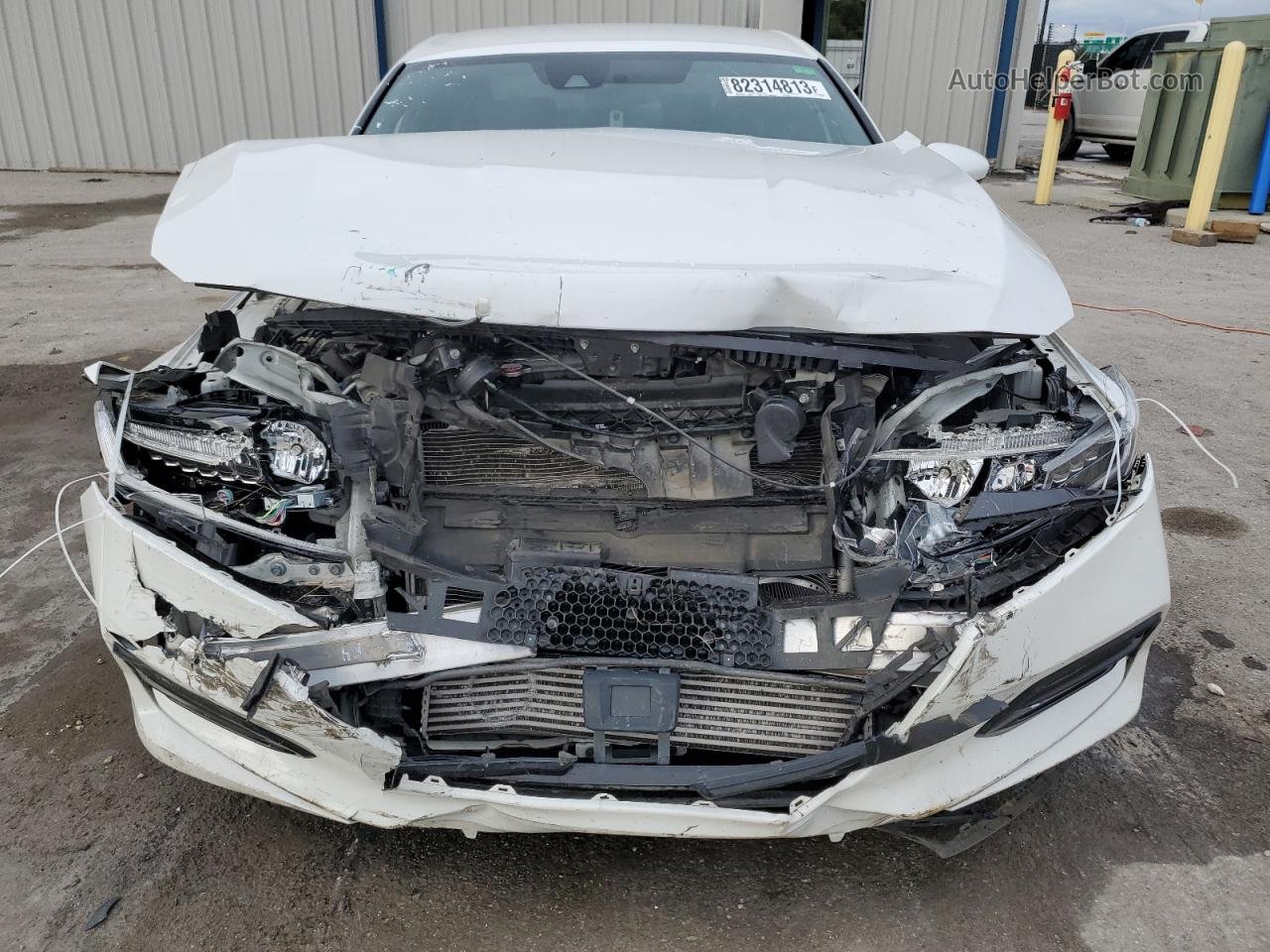 2019 Honda Accord Sport White vin: 1HGCV1F3XKA004917