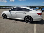 2019 Honda Accord Sport White vin: 1HGCV1F3XKA010684