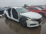 2019 Honda Accord Sport White vin: 1HGCV1F3XKA016890