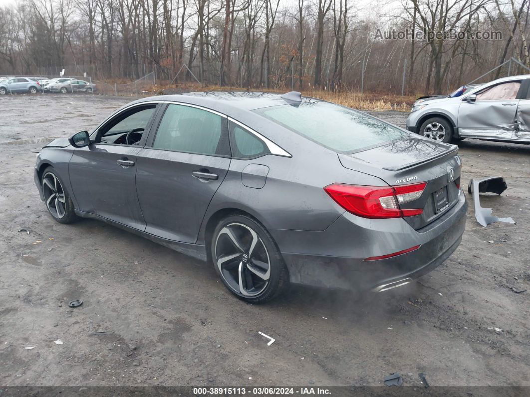 2019 Honda Accord Sport Серый vin: 1HGCV1F3XKA022267