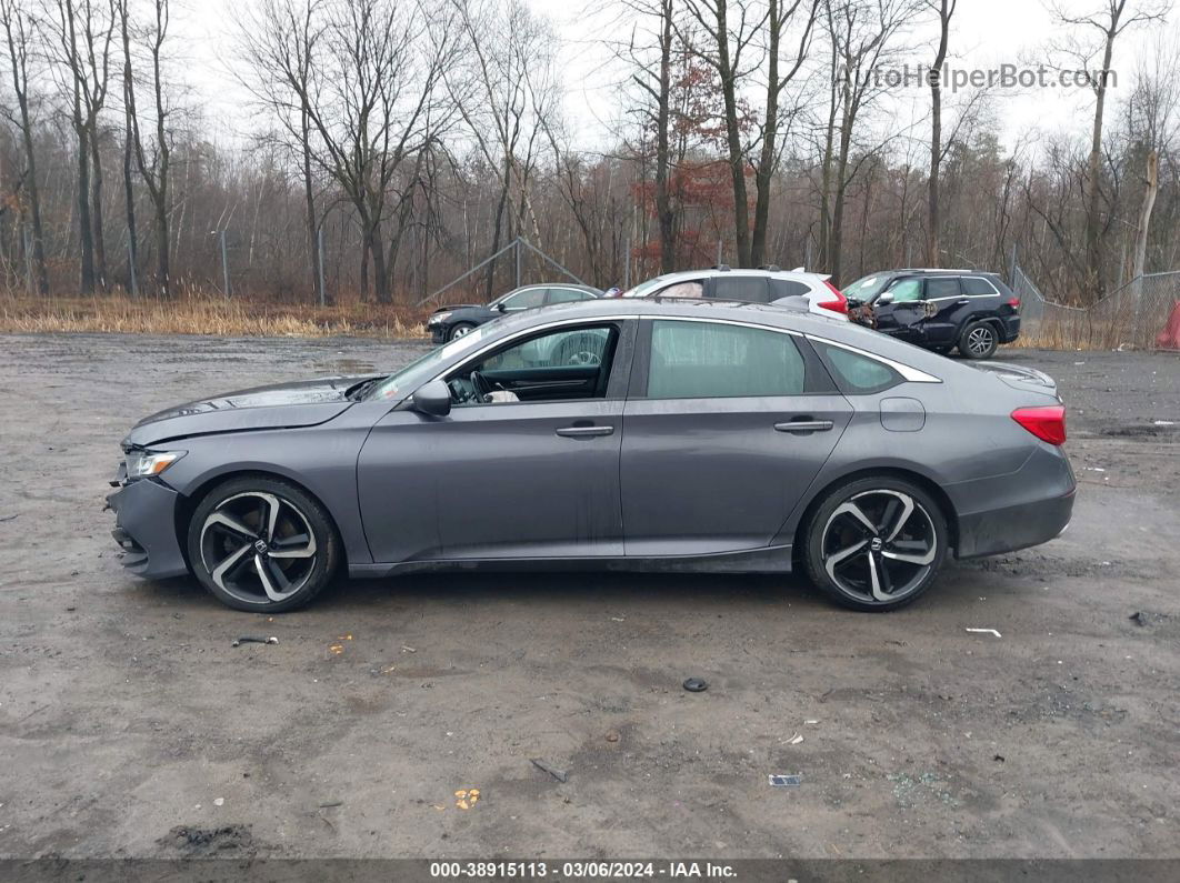 2019 Honda Accord Sport Серый vin: 1HGCV1F3XKA022267