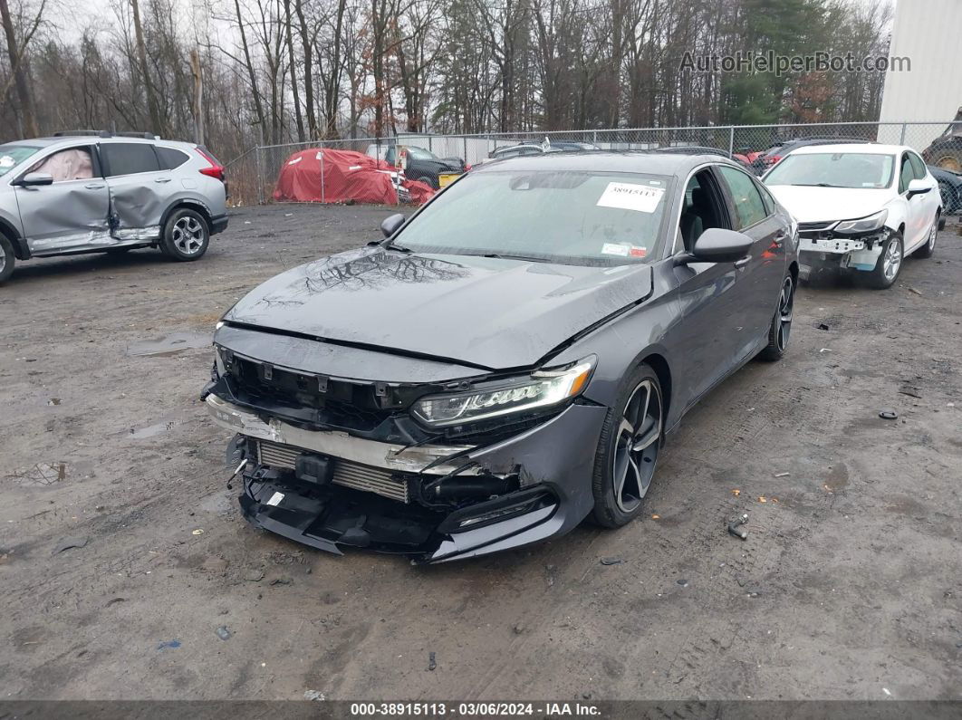 2019 Honda Accord Sport Серый vin: 1HGCV1F3XKA022267