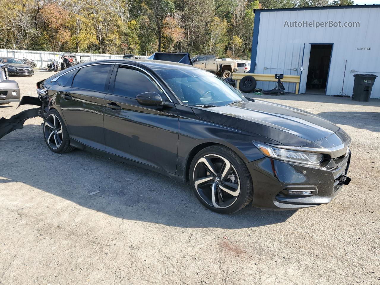 2019 Honda Accord Sport Black vin: 1HGCV1F3XKA025105