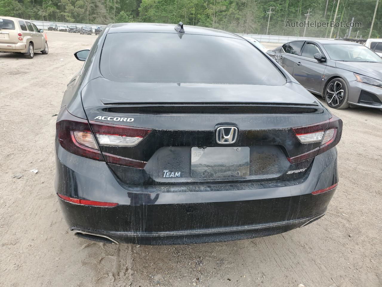 2019 Honda Accord Sport Black vin: 1HGCV1F3XKA064647