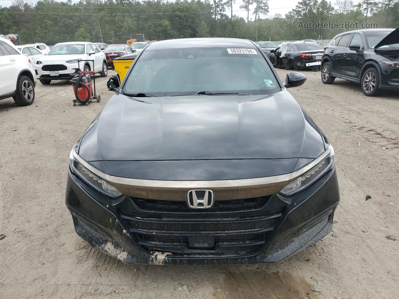 2019 Honda Accord Sport Black vin: 1HGCV1F3XKA064647