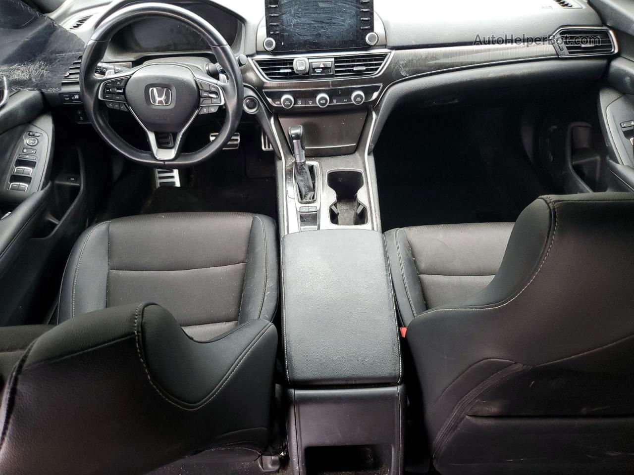 2019 Honda Accord Sport Черный vin: 1HGCV1F3XKA064647