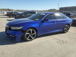 2019 Honda Accord Sport Blue vin: 1HGCV1F3XKA093095