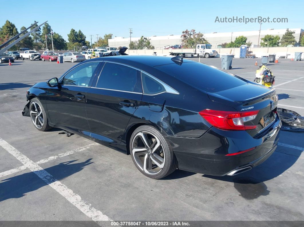 2019 Honda Accord Sedan Sport 1.5t Черный vin: 1HGCV1F3XKA099639