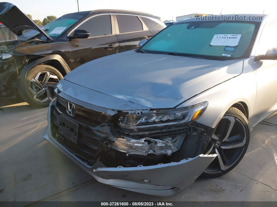 2019 Honda Accord Sedan Sport 1.5t Silver vin: 1HGCV1F3XKA146538