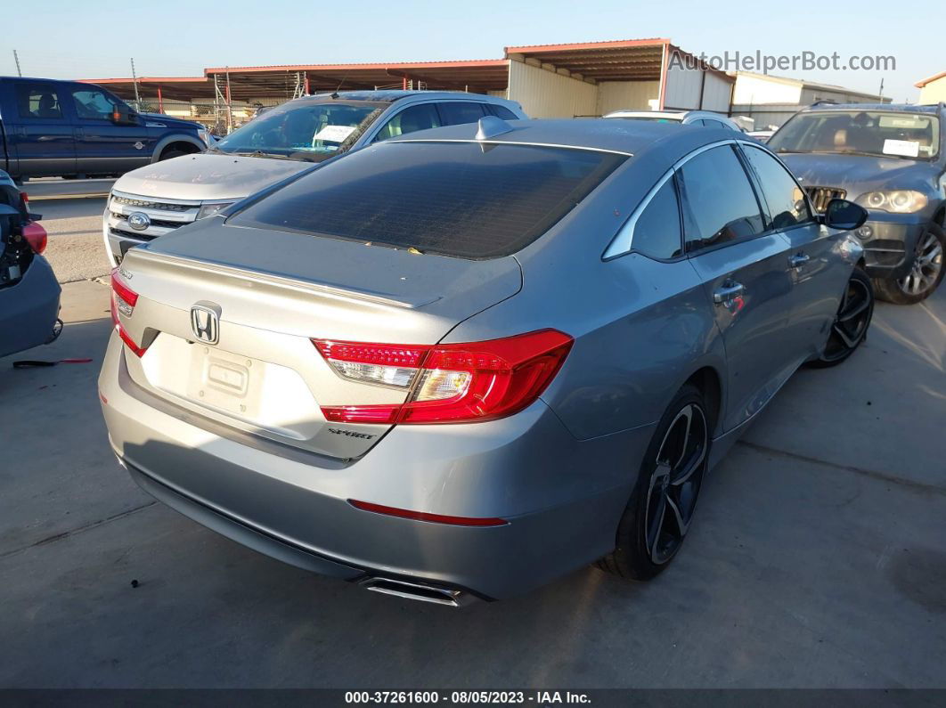 2019 Honda Accord Sedan Sport 1.5t Silver vin: 1HGCV1F3XKA146538