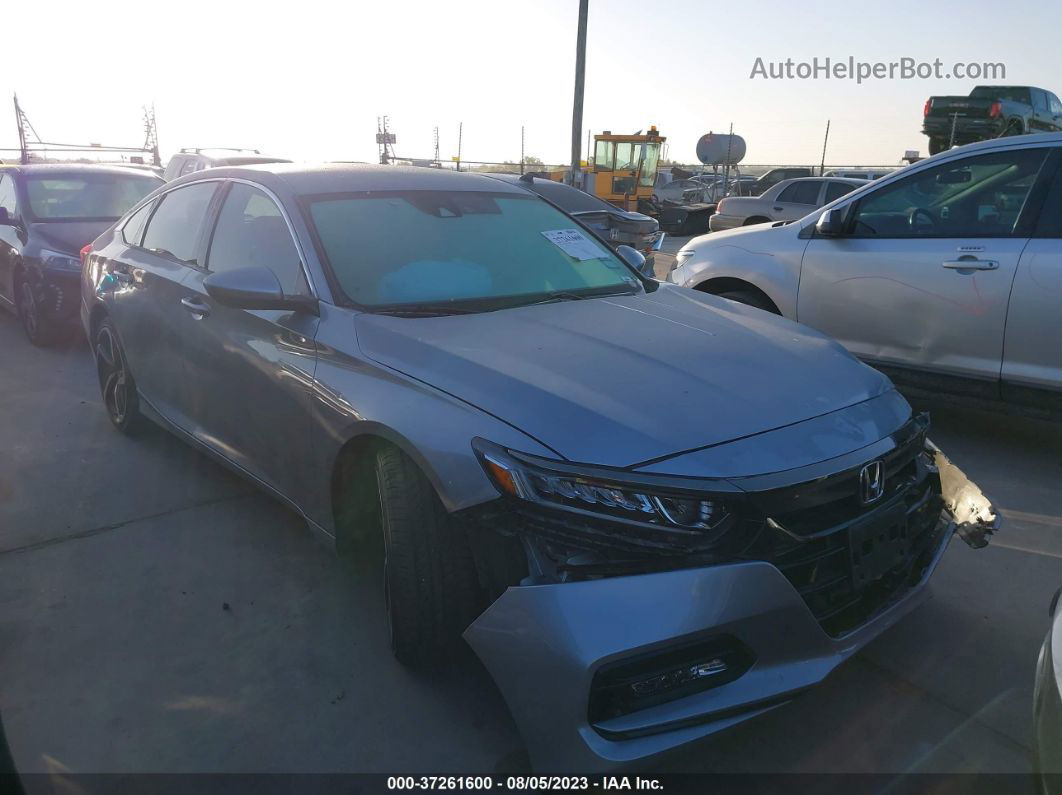 2019 Honda Accord Sedan Sport 1.5t Silver vin: 1HGCV1F3XKA146538