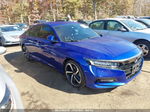 2019 Honda Accord Sport Blue vin: 1HGCV1F3XKA160438