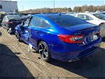 2019 Honda Accord Sport Синий vin: 1HGCV1F3XKA160438