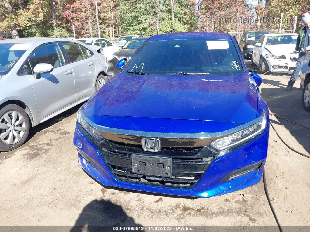 2019 Honda Accord Sport Синий vin: 1HGCV1F3XKA160438