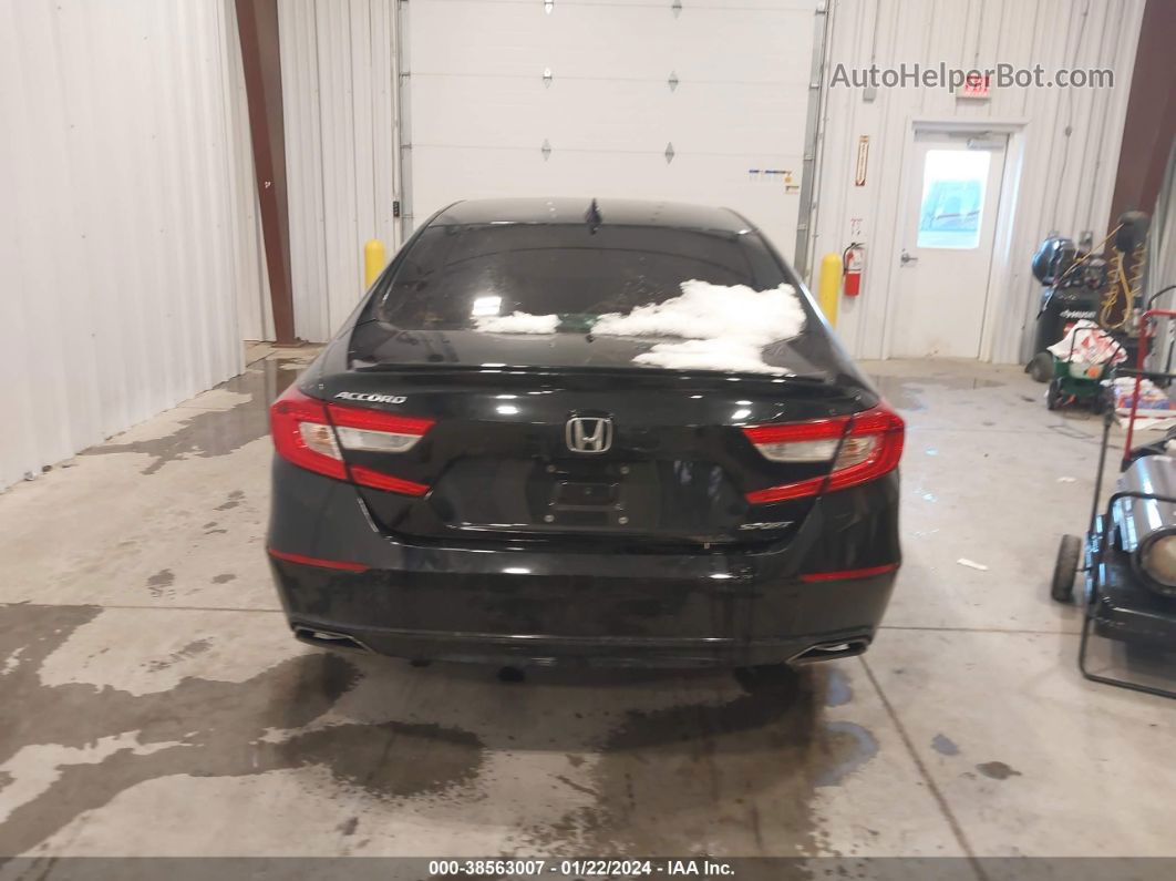 2019 Honda Accord Sport Black vin: 1HGCV1F3XKA177627