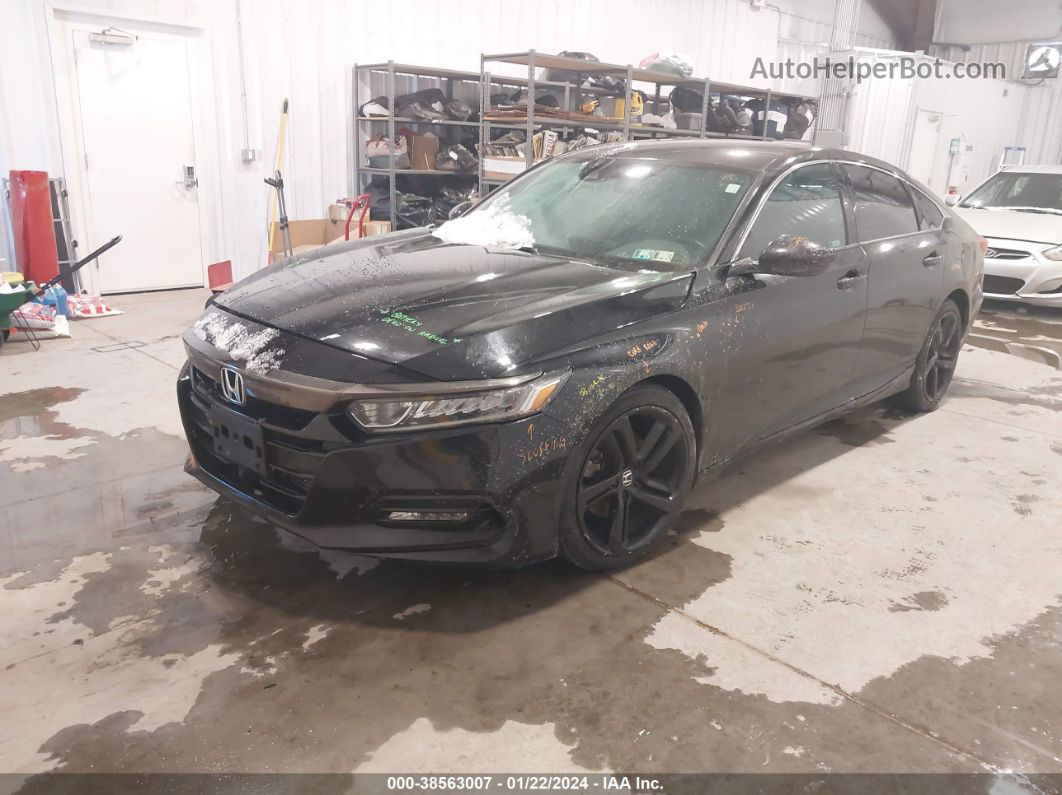 2019 Honda Accord Sport Black vin: 1HGCV1F3XKA177627