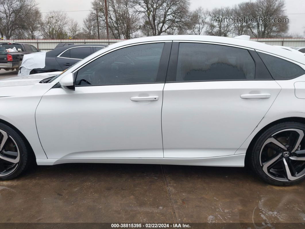 2020 Honda Accord Sport White vin: 1HGCV1F3XLA018642