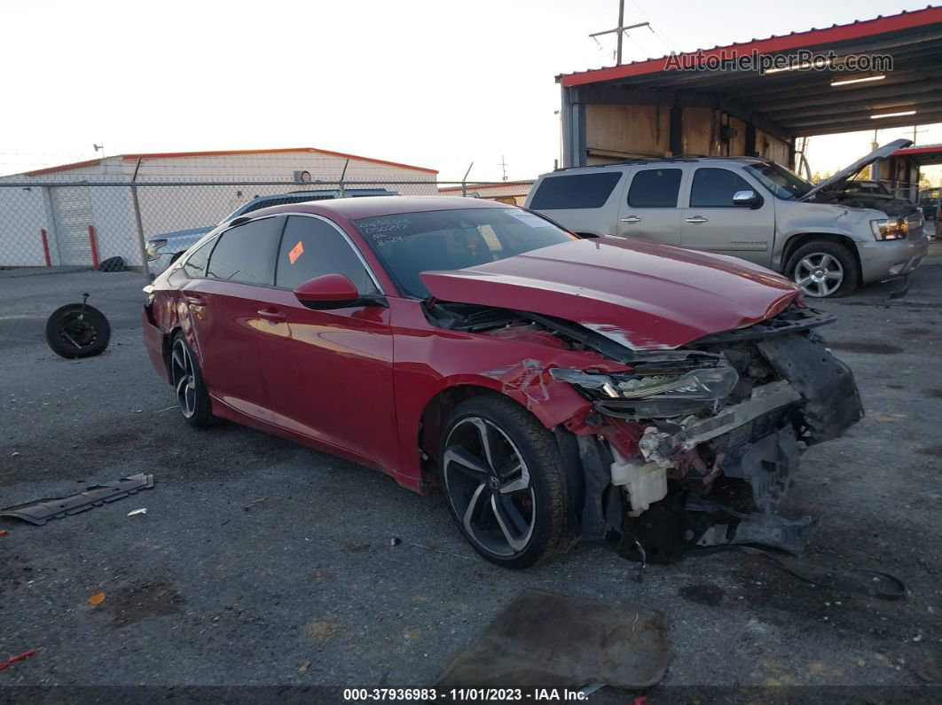 2020 Honda Accord Sport Red vin: 1HGCV1F3XLA050247