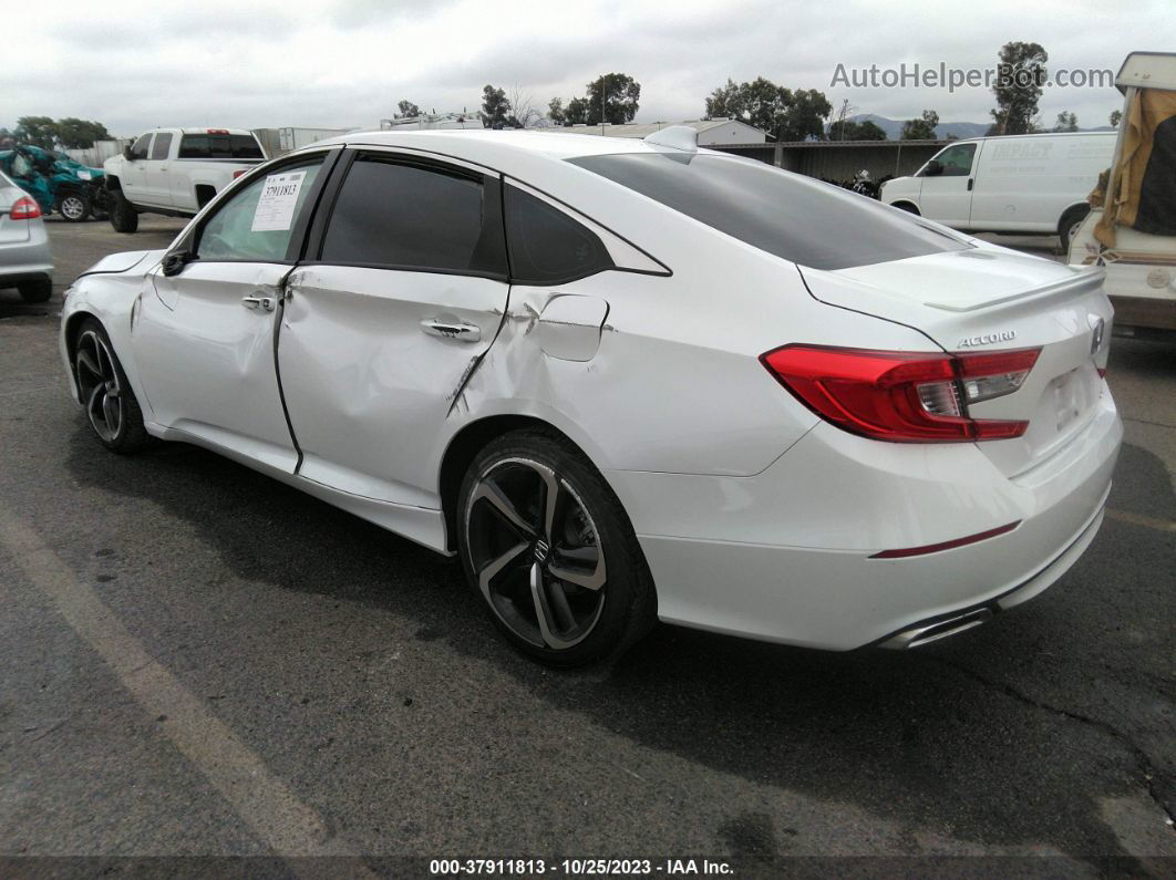 2020 Honda Accord Sedan Sport Белый vin: 1HGCV1F3XLA073995