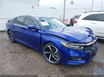 2020 Honda Accord Sport Blue vin: 1HGCV1F3XLA088674