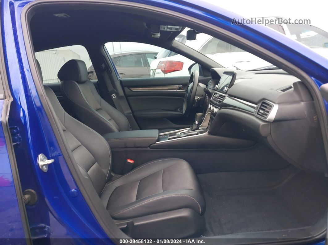 2020 Honda Accord Sport Blue vin: 1HGCV1F3XLA088674