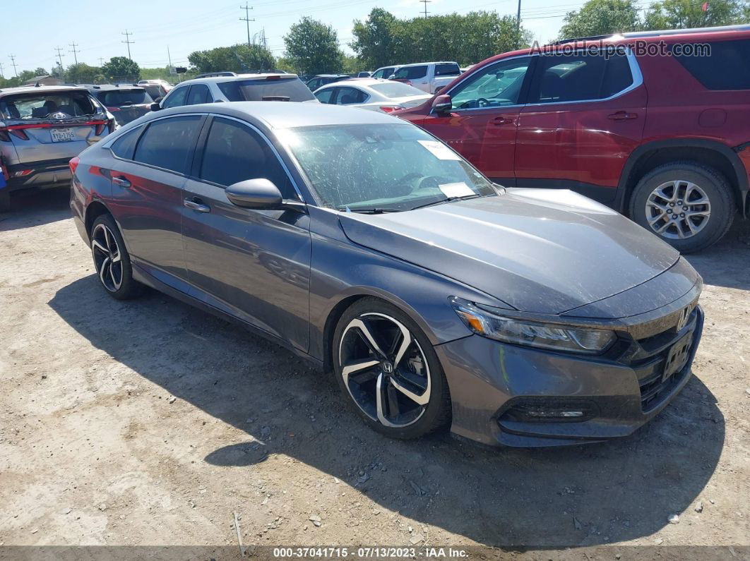 2020 Honda Accord Sedan Sport Gray vin: 1HGCV1F3XLA093910