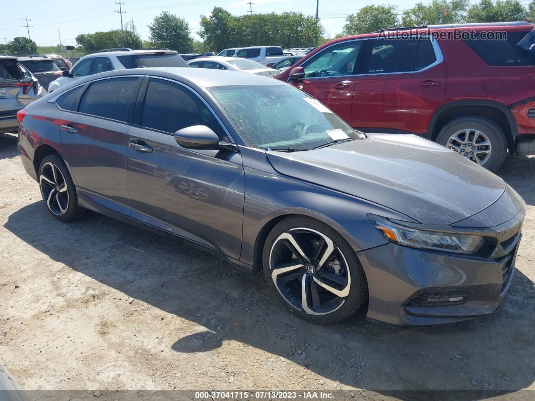 2020 Honda Accord Sedan Sport Gray vin: 1HGCV1F3XLA093910