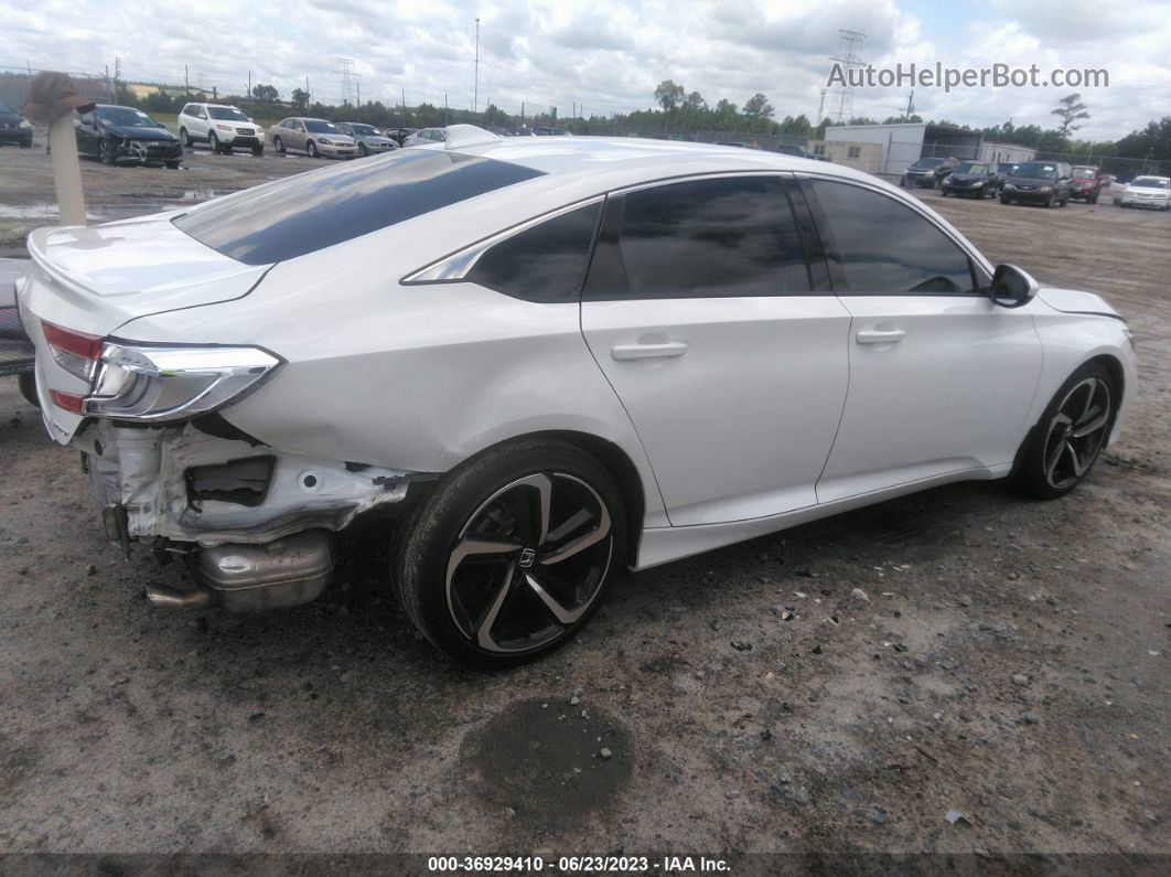 2020 Honda Accord Sedan Sport White vin: 1HGCV1F3XLA130745