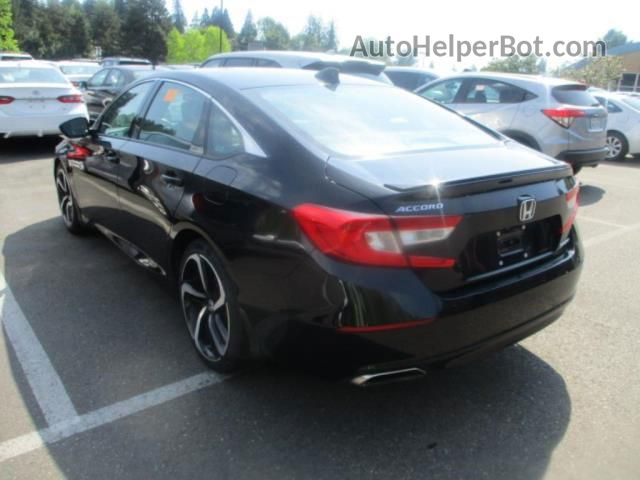 2020 Honda Accord Sedan Sport Black vin: 1HGCV1F3XLA145973