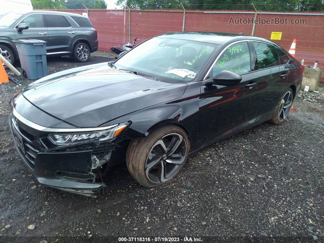 2020 Honda Accord Sedan Sport Black vin: 1HGCV1F3XLA153393