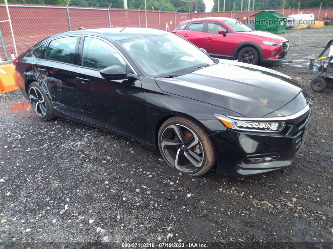 2020 Honda Accord Sedan Sport Black vin: 1HGCV1F3XLA153393