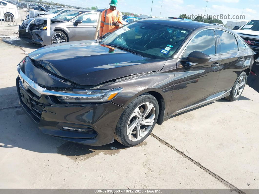 2018 Honda Accord Ex Brown vin: 1HGCV1F40JA102930