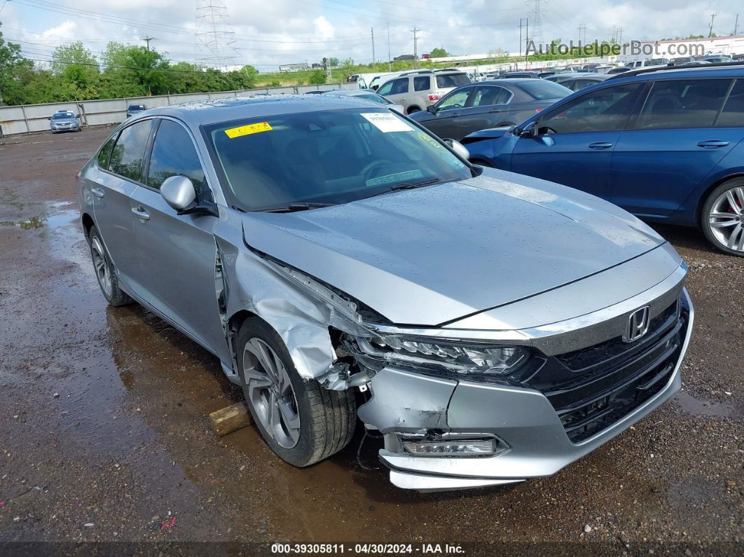 2019 Honda Accord Ex Серебряный vin: 1HGCV1F40KA021878