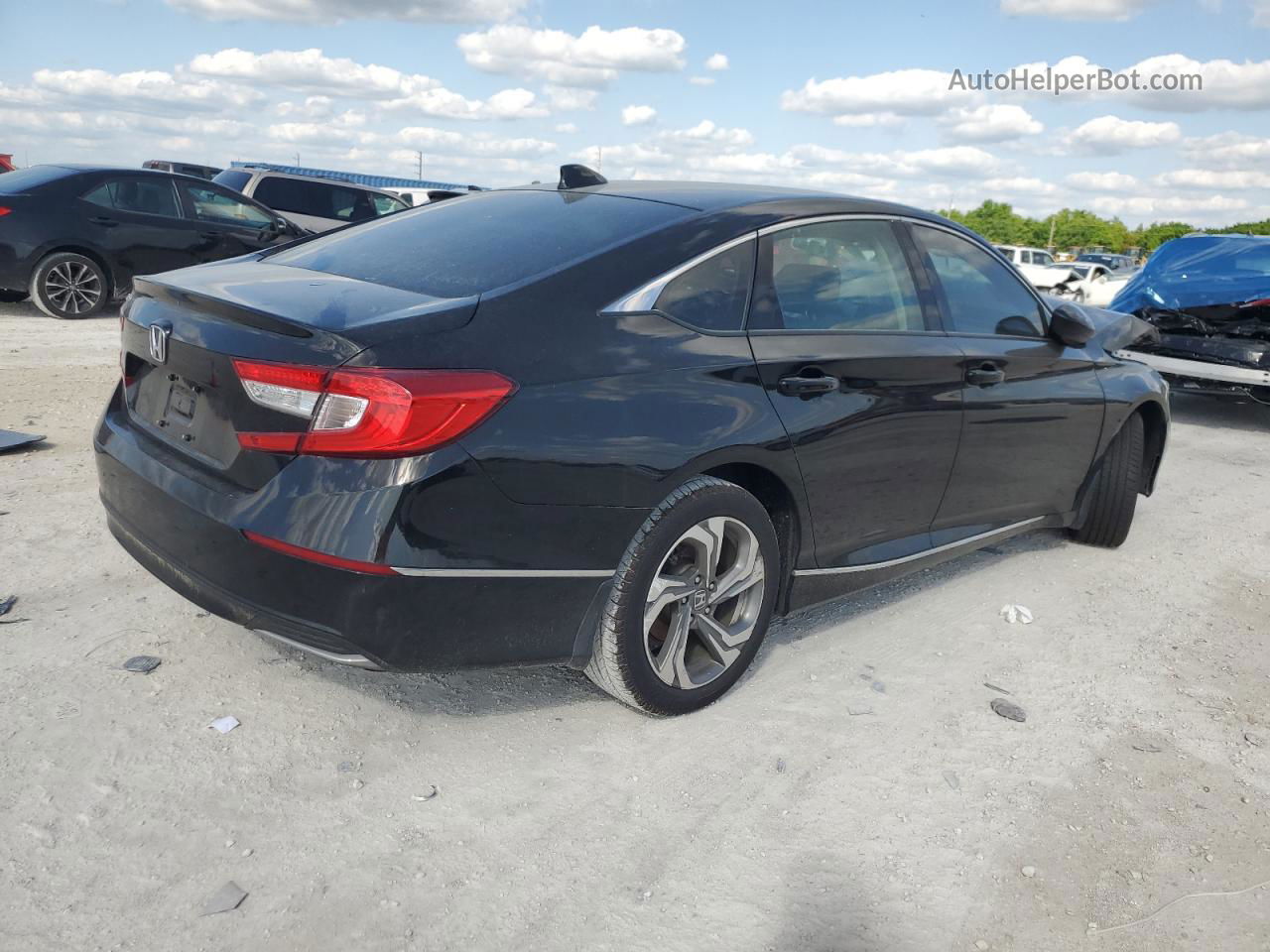 2019 Honda Accord Ex Black vin: 1HGCV1F40KA121723