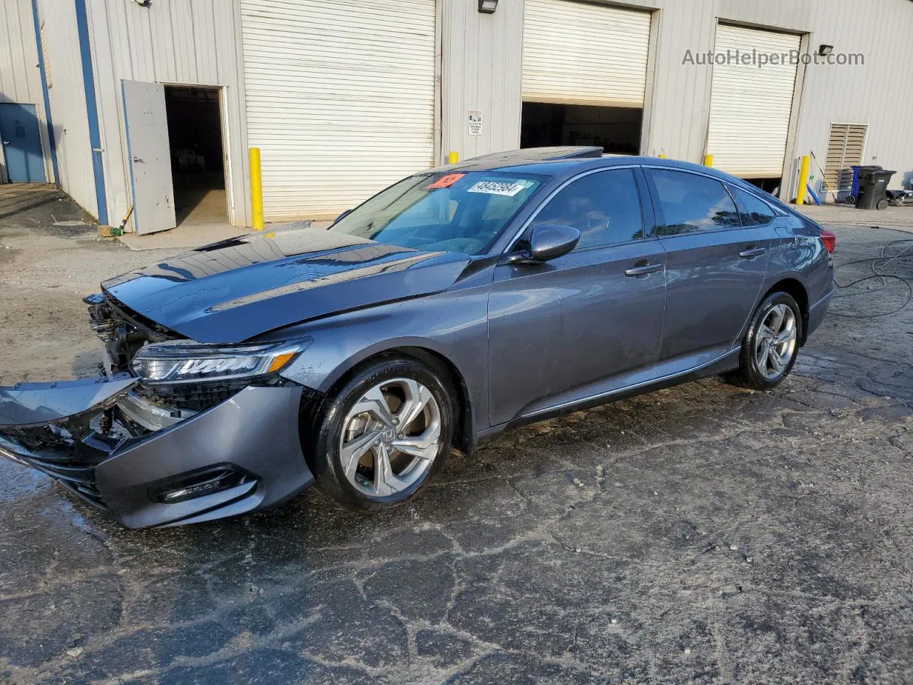 2018 Honda Accord Ex Gray vin: 1HGCV1F41JA076175