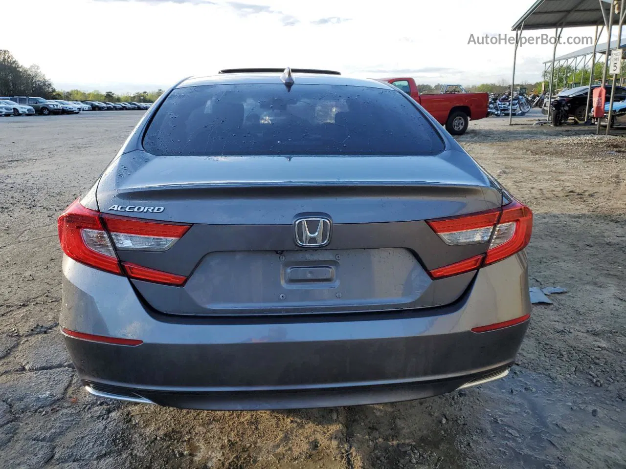 2018 Honda Accord Ex Gray vin: 1HGCV1F41JA076175