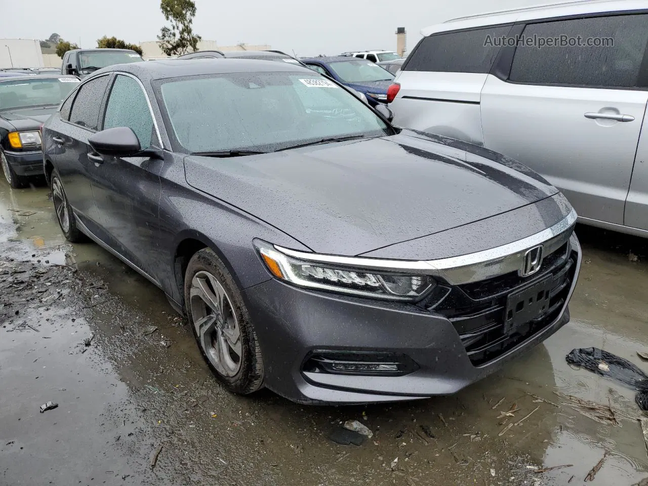 2019 Honda Accord Ex Угольный vin: 1HGCV1F41KA122766