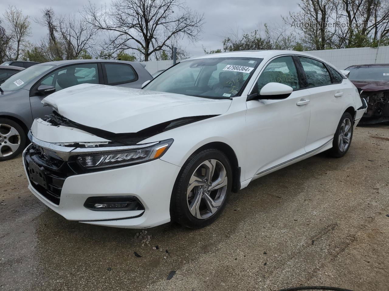 2020 Honda Accord Ex White vin: 1HGCV1F41LA005853