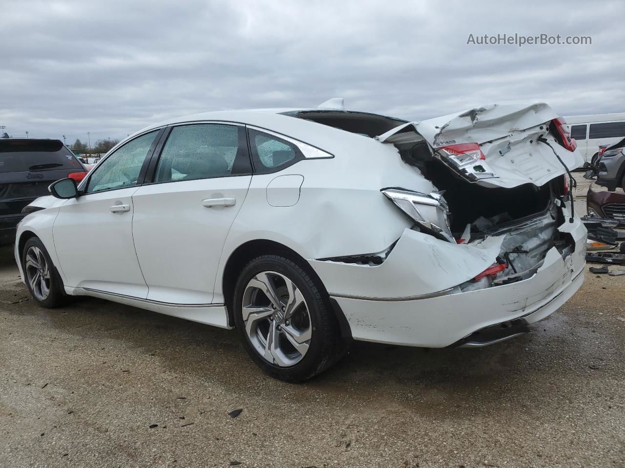 2020 Honda Accord Ex White vin: 1HGCV1F41LA005853