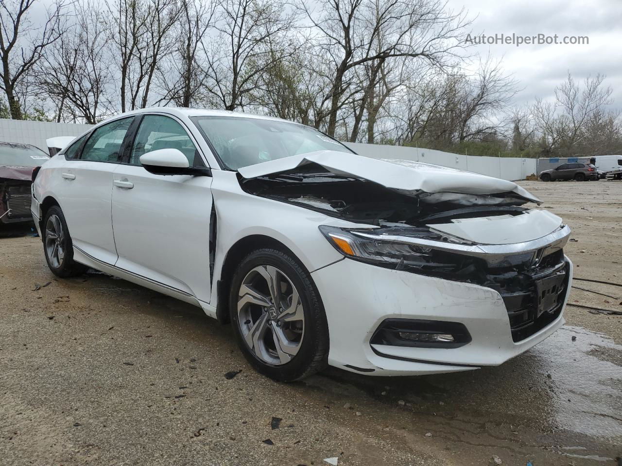 2020 Honda Accord Ex White vin: 1HGCV1F41LA005853