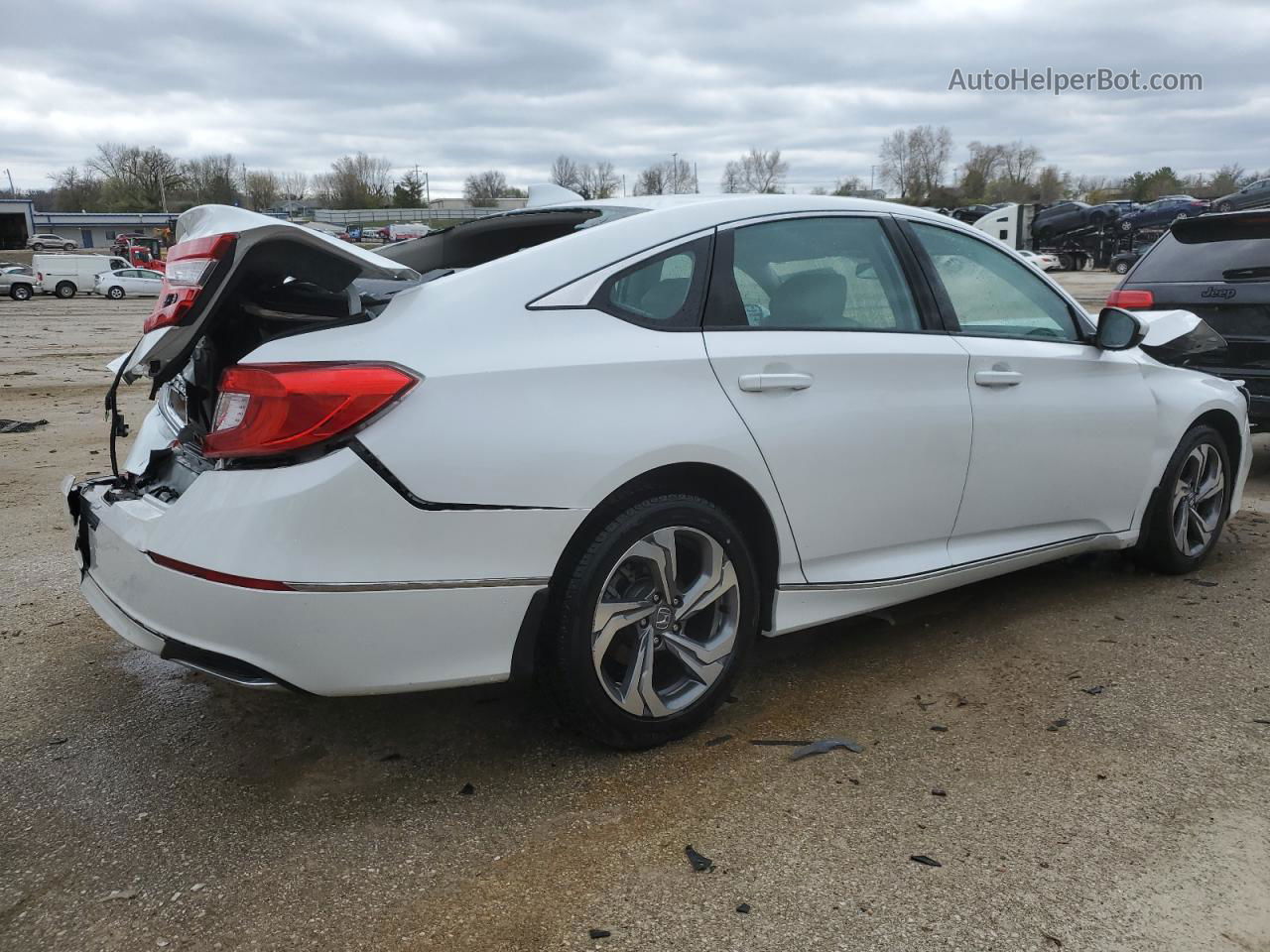 2020 Honda Accord Ex White vin: 1HGCV1F41LA005853