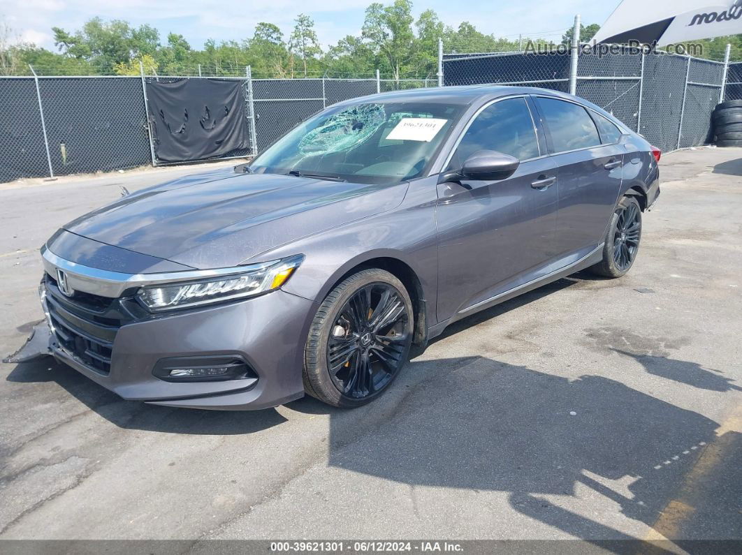 2018 Honda Accord Ex Gray vin: 1HGCV1F42JA017376