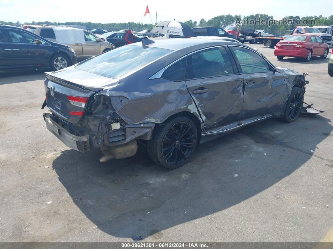 2018 Honda Accord Ex Gray vin: 1HGCV1F42JA017376