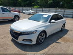 2018 Honda Accord Ex White vin: 1HGCV1F42JA026868