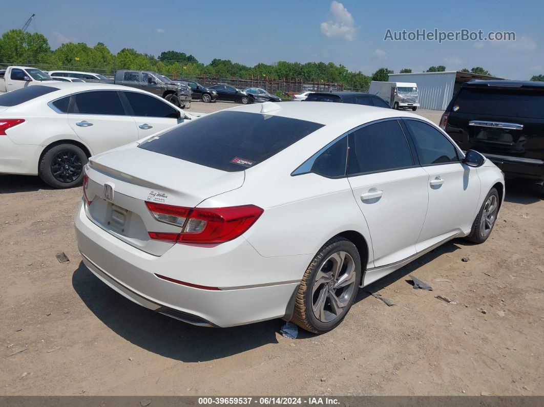 2018 Honda Accord Ex White vin: 1HGCV1F42JA026868