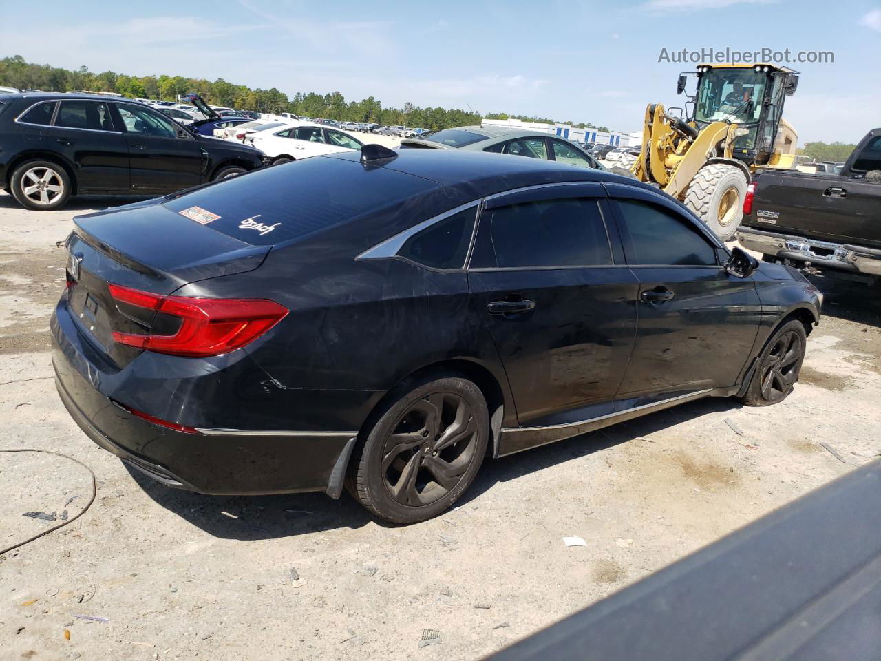 2018 Honda Accord Ex Black vin: 1HGCV1F42JA072491