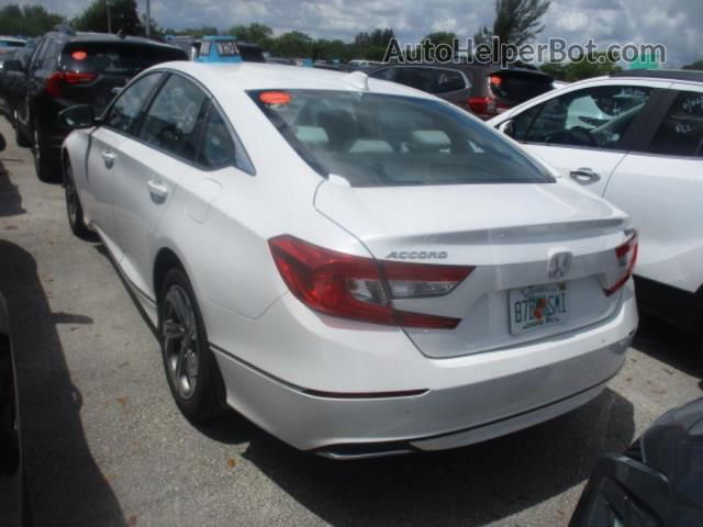 2019 Honda Accord Sedan Ex 1.5t White vin: 1HGCV1F43KA117648