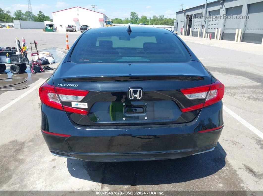 2018 Honda Accord Ex Черный vin: 1HGCV1F44JA113719