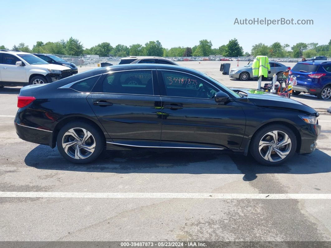 2018 Honda Accord Ex Черный vin: 1HGCV1F44JA113719