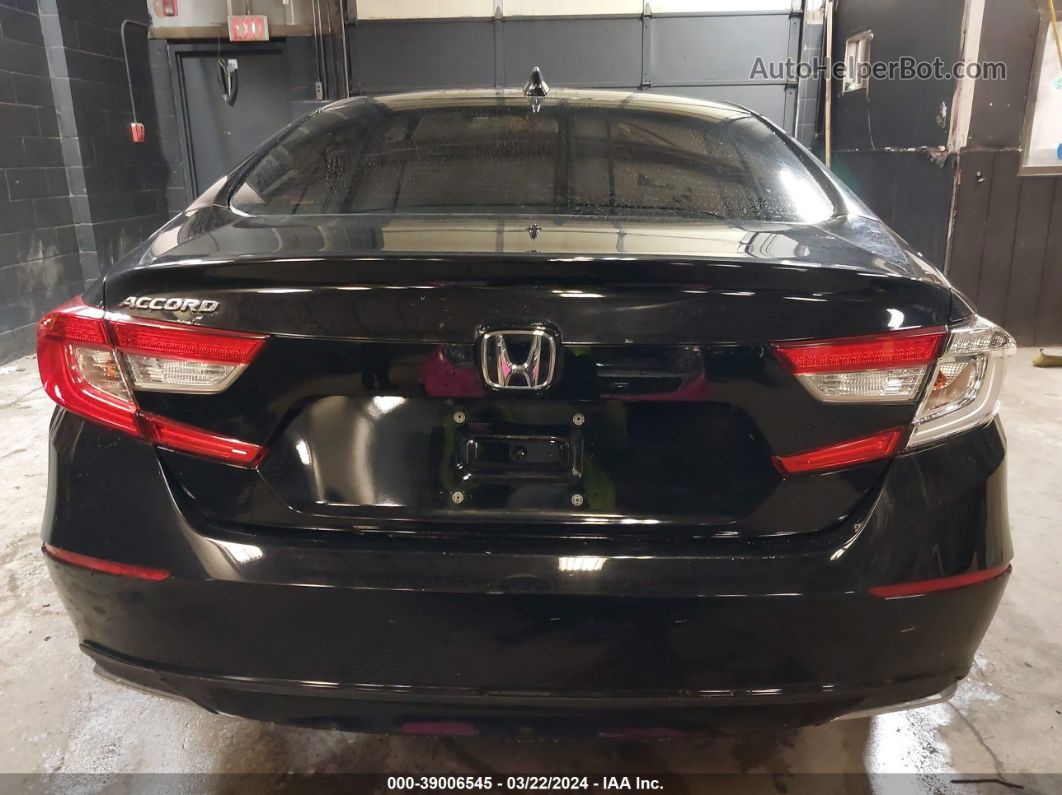 2018 Honda Accord Ex Черный vin: 1HGCV1F44JA143786